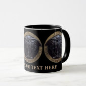 Der personalisierte Mug des Black Medusa High-End- Tasse (VorderseiteRechts)