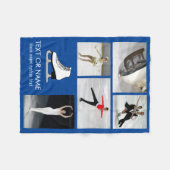 Der personalisierte Name des Fleecedecke (Vorderseite (Horizontal))