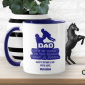 Der Personalisierte Name des sonnigen Vaters Tasse