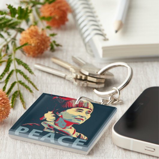 DER Personalisierte Schlüsselanhänger VON FIGHTER- (Vorderseite rechts)