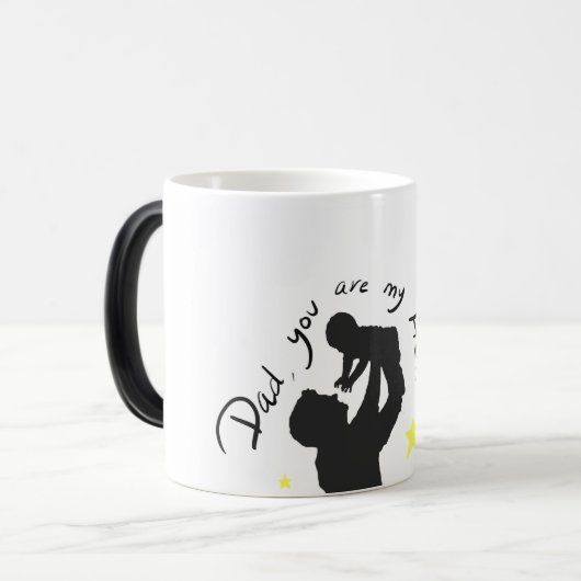 Der personalisierte Tasse Vatertag (Vorderseite Links)