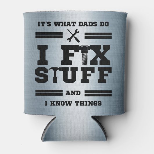 Der personalisierte Vatertag repariert es Dosenkühler (Vorderseite)