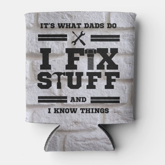 Der personalisierte Vatertag repariert es Dosenkühler (Vorderseite)