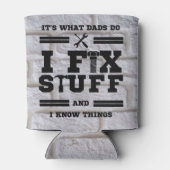 Der personalisierte Vatertag repariert es Dosenkühler (Rückseite)