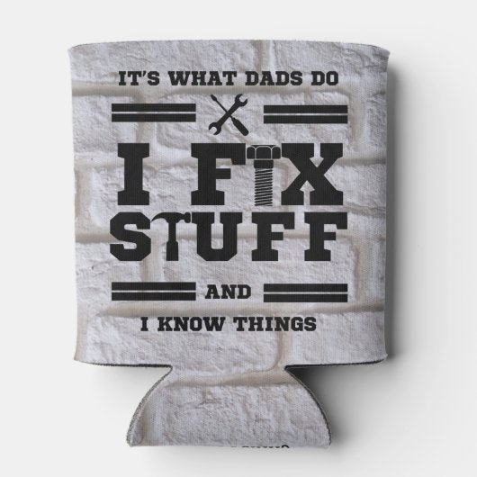 Der personalisierte Vatertag repariert es Dosenkühler (Rückseite)