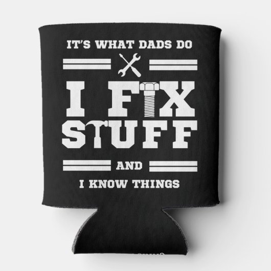 Der personalisierte Vatertag repariert es Dosenkühler (Rückseite)