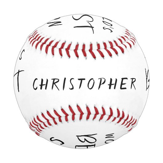 Der Personalisiertste Sohn der Welt Baseball (Vorderseite)