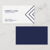 Der persönliche Assistenten-Marine-Blau und Weiß Visitenkarte (Vorne/Hinten)