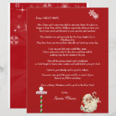 Der persönliche Brief des Weihnachtsmanns an den N (Vorne/Hinten)