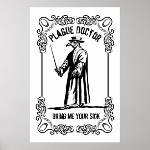 Der Pest-Doktor Halloween Props Poster