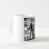 Der Pest-Doktor Kaffeetasse (Vorderseite Links)