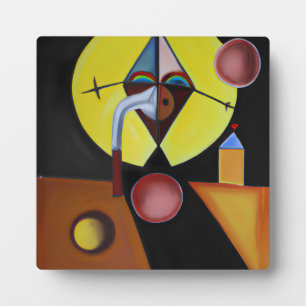 Der Pestarzt - Ölgemälde Fotoplatte