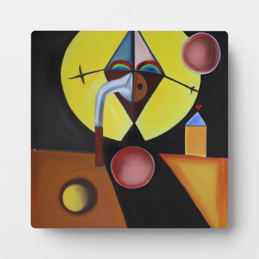 Der Pestarzt - Ölgemälde Fotoplatte (Vorderseite)