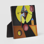 Der Pestarzt - Ölgemälde Fotoplatte (Vorderseite)