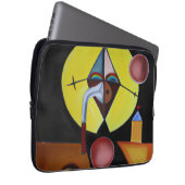 Der Pestarzt - Ölgemälde Laptopschutzhülle (Vorne Rechts)