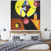 Der Pestarzt - Ölgemälde Leinwanddruck (Insitu (Schlafzimmer))