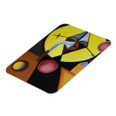 Der Pestarzt - Ölgemälde Magnet (Linke Seite)