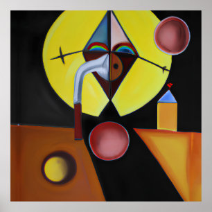 Der Pestarzt - Ölgemälde Poster