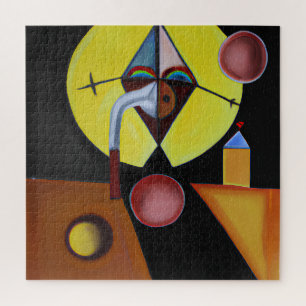 Der Pestarzt - Ölgemälde Puzzle