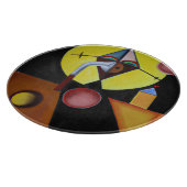 Der Pestarzt - Ölgemälde Schneidebrett (Ecke)