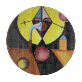 Der Pestarzt - Ölgemälde Schneidebrett (Vorderseite)