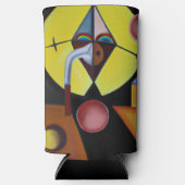 Der Pestarzt - Ölgemälde Selters Dosenkühler (Vorderseite)