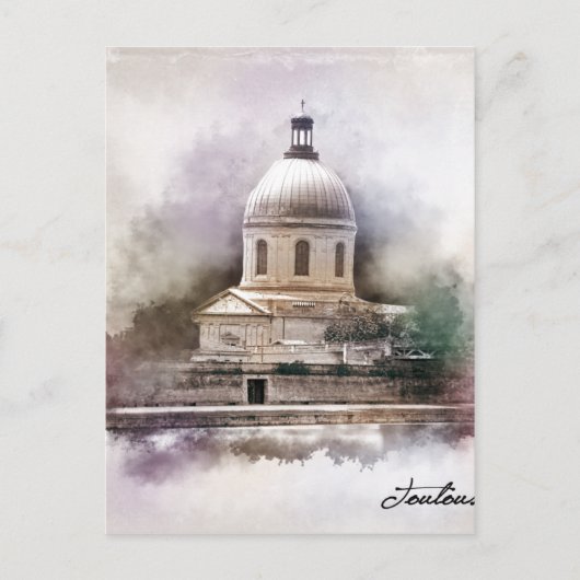 Der Petersdom von Toulouse. Postkarte (Vorderseite)