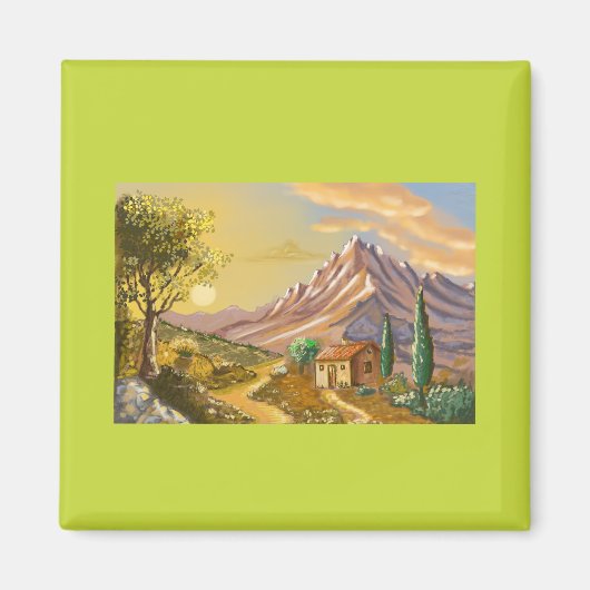 Der Pfad der Hütte Magnet (Vorne)