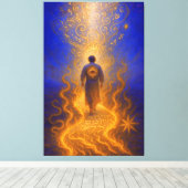 Der Pfad des Feuers, das Lied des Gesetzes Leinwanddruck (Insitu (Holzboden))