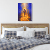 Der Pfad des Feuers, das Lied des Gesetzes Leinwanddruck (Insitu (Schlafzimmer))
