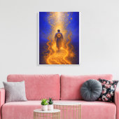 Der Pfad des Feuers, das Lied des Gesetzes Leinwanddruck (Insitu (Wohnzimmer))