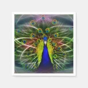 Der Pfau Dreamcatcher Serviette