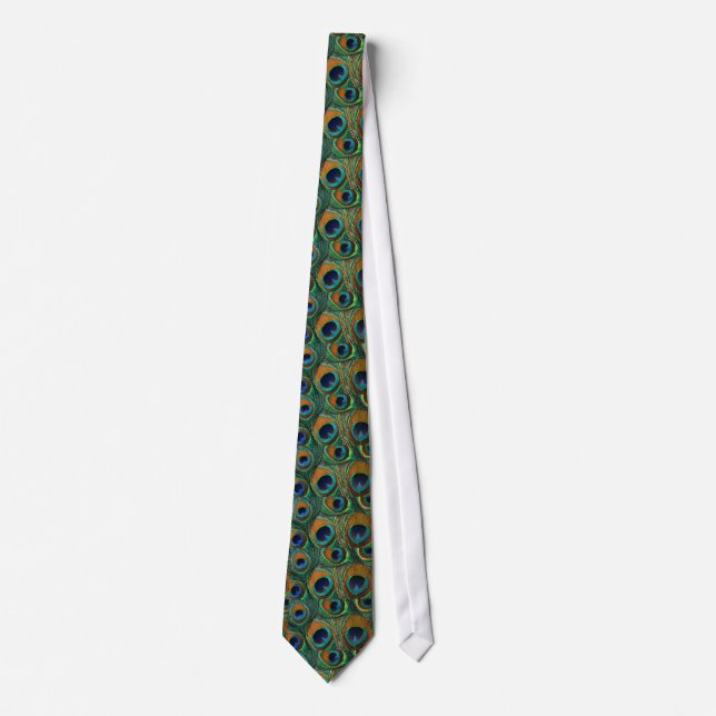 Der Pfau-Feder-Krawatte der Männer, Krawatte (Vorderseite)