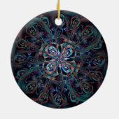 Der Pfau Keramik Ornament (Hinten)