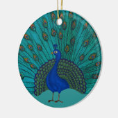 Der Pfau Keramik Ornament (Links)