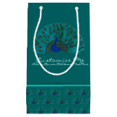 Der Pfau Kleine Geschenktüte (Vorderseite)