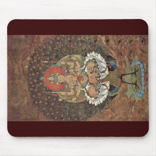 Der Pfau-König, Sanskrit: Mayuraraja Mousepad (Vorne)