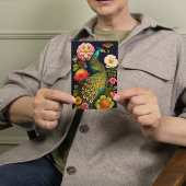 Der Pfau | Modernes Haeckel Custom Karte