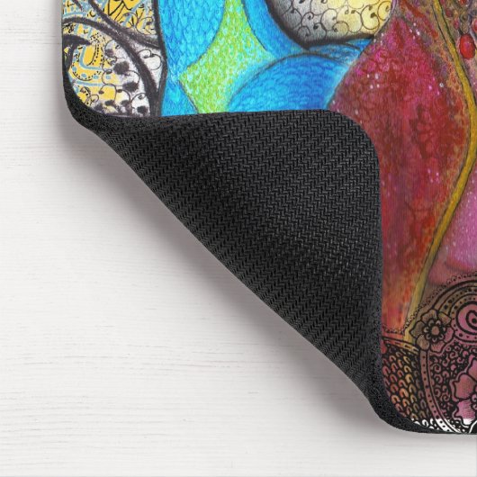 Der Pfau, mousepad (Ecke)