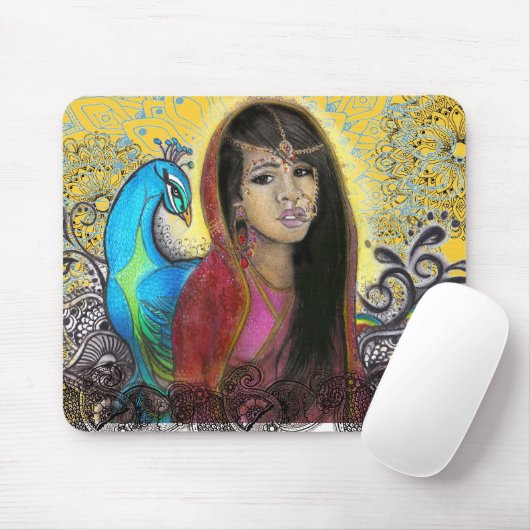 Der Pfau, mousepad (Mit Mouse)