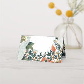 Der Pfau Platzkarte (Rückseite)