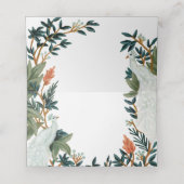 Der Pfau Platzkarte (Innenseite Aufgefaltet)