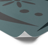 Der Pfau Poster (Ecke)