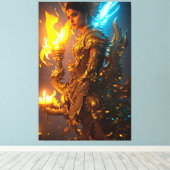 Der Pfauendrache 2008 Leinwanddruck (Insitu (Holzboden))