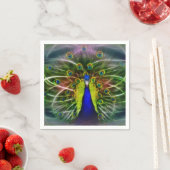 Der Pfauendreamcatcher Serviette (Beispiel)