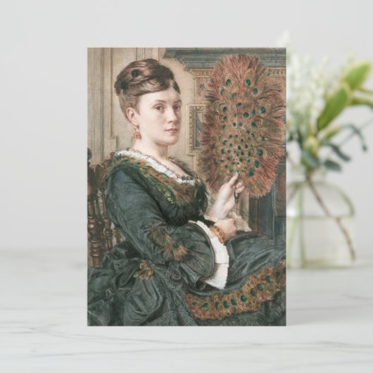 Der Pfauenfan | Edward John Poynter (Stehend Vorderseite)