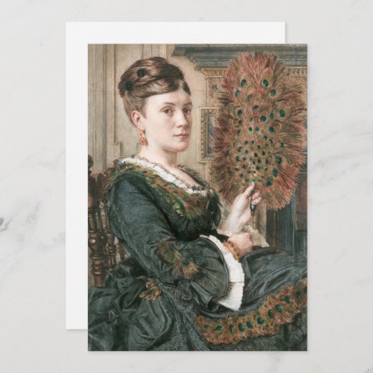 Der Pfauenfan | Edward John Poynter (Vorne/Hinten)