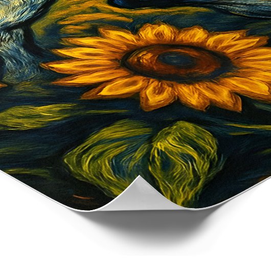 Der Pfeffer vereint sich in einem Sturm Poster (Ecke)