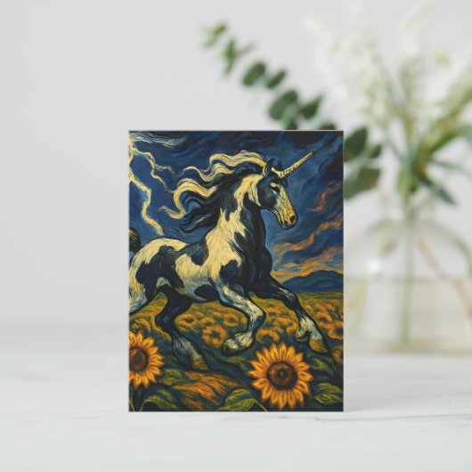 Der Pfeffer vereint sich in einem Sturm Postkarte (Stehend Vorderseite)