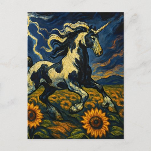 Der Pfeffer vereint sich in einem Sturm Postkarte (Vorderseite)